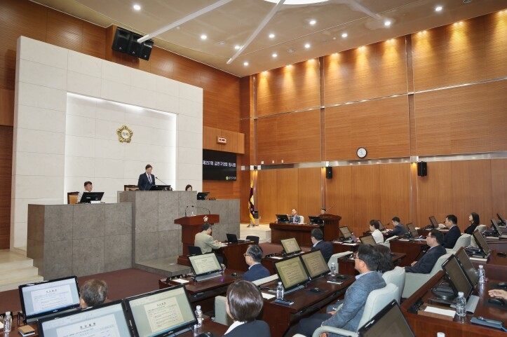 금천구의회, 제257회 임시회 마무리...