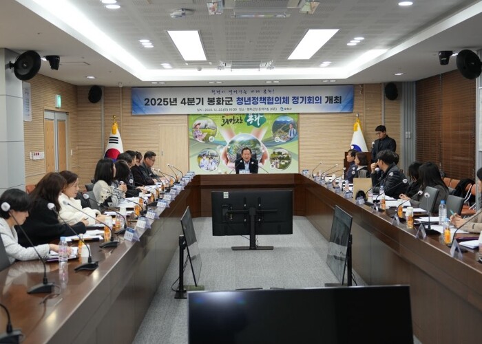 2025년 4분기 봉화군 청년정책협의...