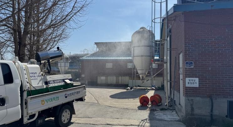 부여군, 고병원성 AI 확산 차단 위...