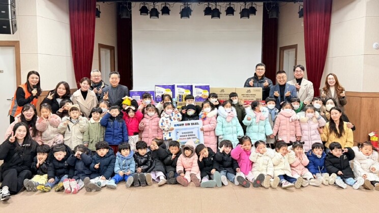 정원어린이집 원아들, 세종사랑나눔푸드...