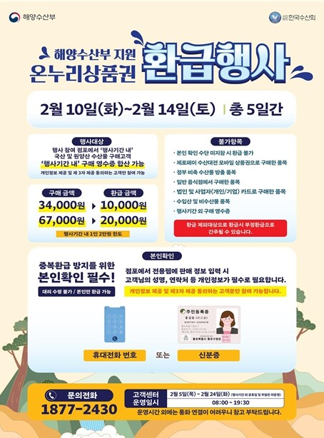 전통시장에서 장보고, 온누리상품권 환...